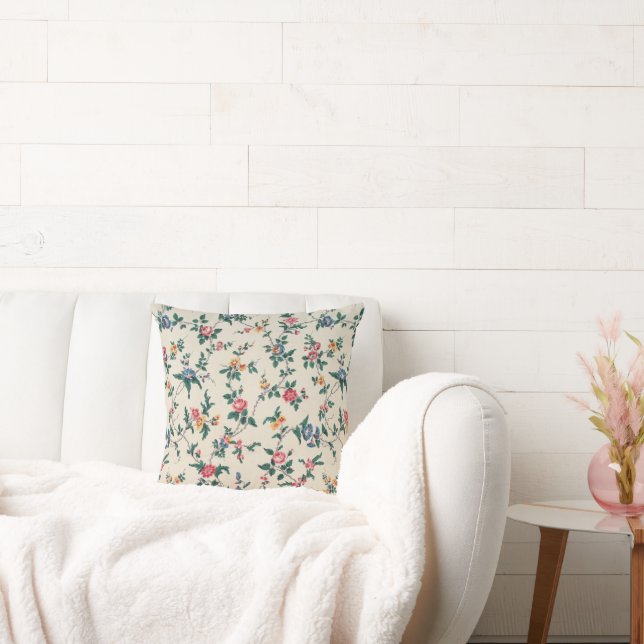 Popular multicolored flower pattern cushion (Couch)