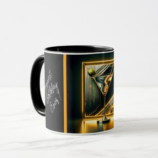 Popular Party Time Neon Personalised Mug (Front Left)