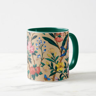 Popular pattern-birds, butterflies, bees... mug