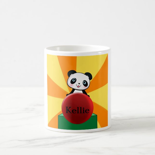 Popular Personalised Panda Bear Mug Gift Lover (Center)