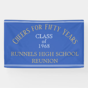 Popular pick! FIFTY YEAR reunion banner