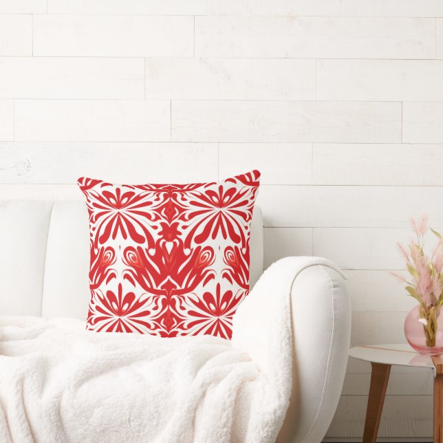 Popular red tiled pattern  cushion (Couch)