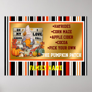 Popular Thanksgiving Beautiful Autumn Collection Poster