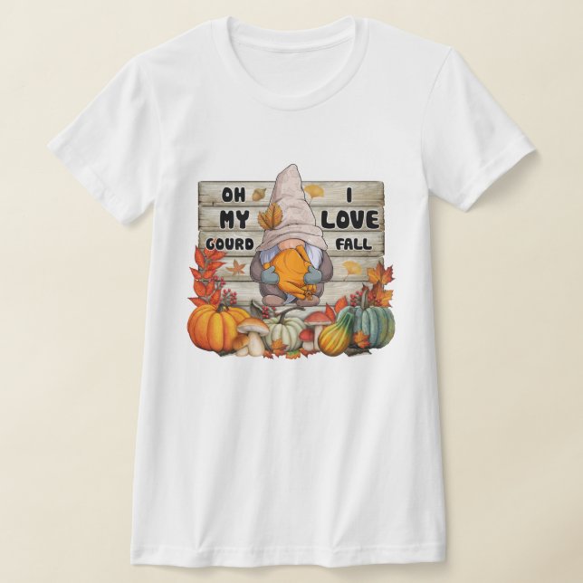 Popular Thanksgiving Beautiful Autumn Collection T-Shirt (Laydown)