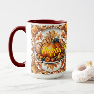 Popular Thanksgiving Pumpkin Autumn Collection Mug