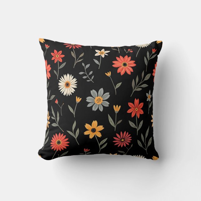 Popular Vintage Beautiful Floral Collection Cushion (Front)
