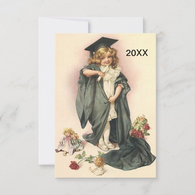 Popular Vintage Style Graduation Invitations 2012 (Front)