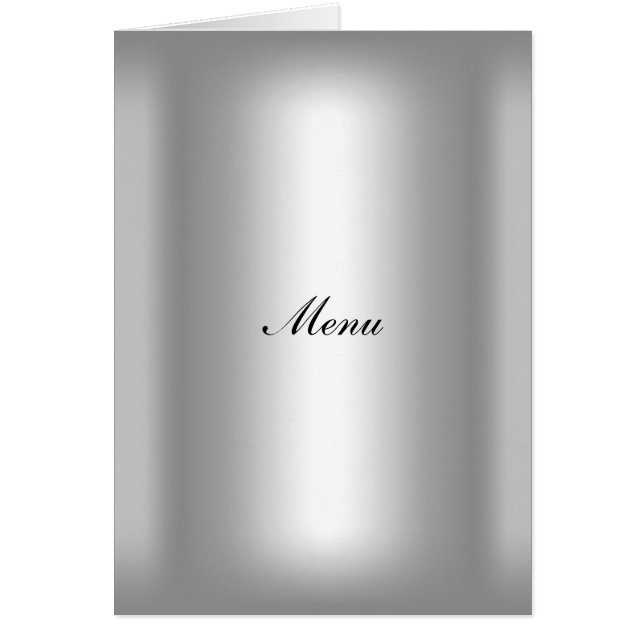 Popular Wedding Menu (Front)