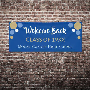 Popular! Welcome back Class Reunion banner