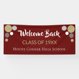 Popular! Welcome back Class Reunion banner