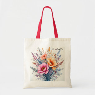 Popular Wildflowers Beautiful Luxury Collection Tote Bag