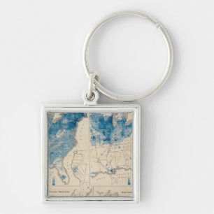 Population United States census 2 Key Ring