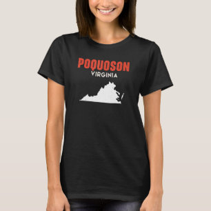 Poquoson Virginia USA State America Travel Virgini T-Shirt