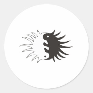 Porc Yang Classic Round Sticker