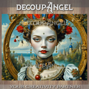 Porcelain Beauty - Decoupage - Tissue Paper