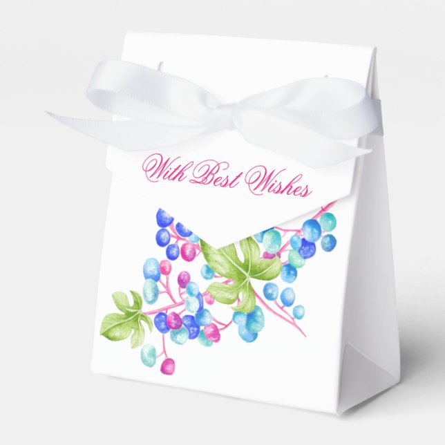 Porcelain Berries on a Favour Box (Front Side)