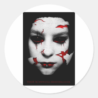 Porcelain Classic Round Sticker