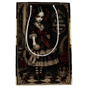 Porcelain Doll Halloween Costume Party Medium Gift Bag
