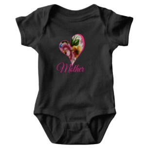 Porcelain Inspired Floral Baby Bodysuit