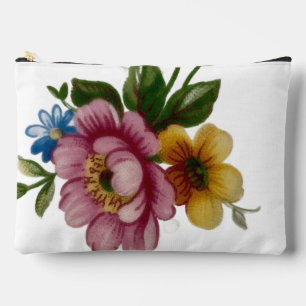 Porcelain Inspired Floral Print Cut Sew Bag