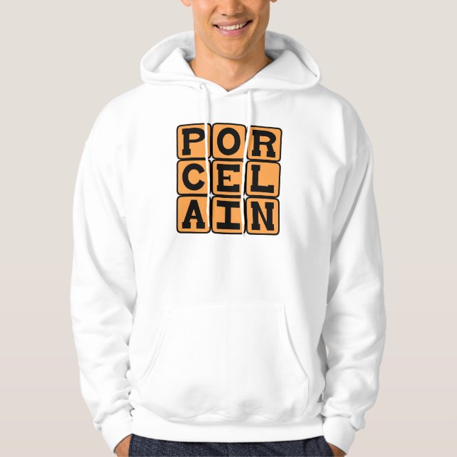 Porcelain, Translucent Ceramic Hoodie (Front)