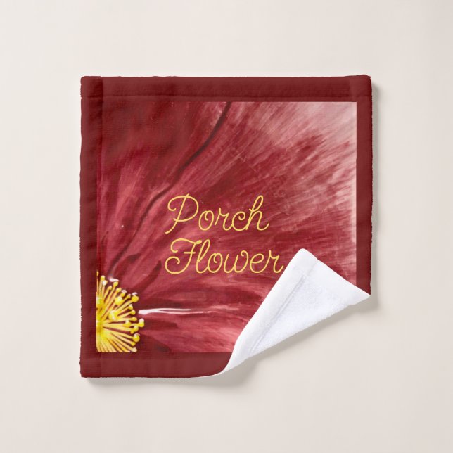 Porch Flower / Original / Bath Towel Set (Wash Cloth)