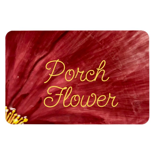 Porch Flower / Original / Flexible Magnet (Horizontal)