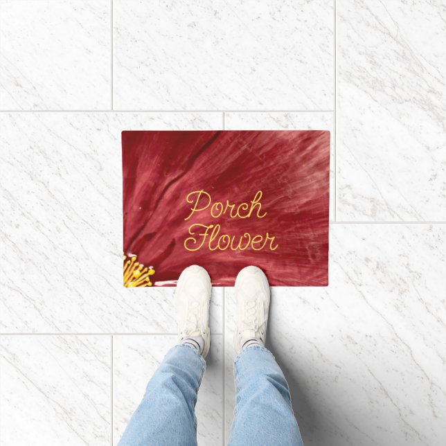 Porch Flower / Original / Kitchen Doormat (Indoor)