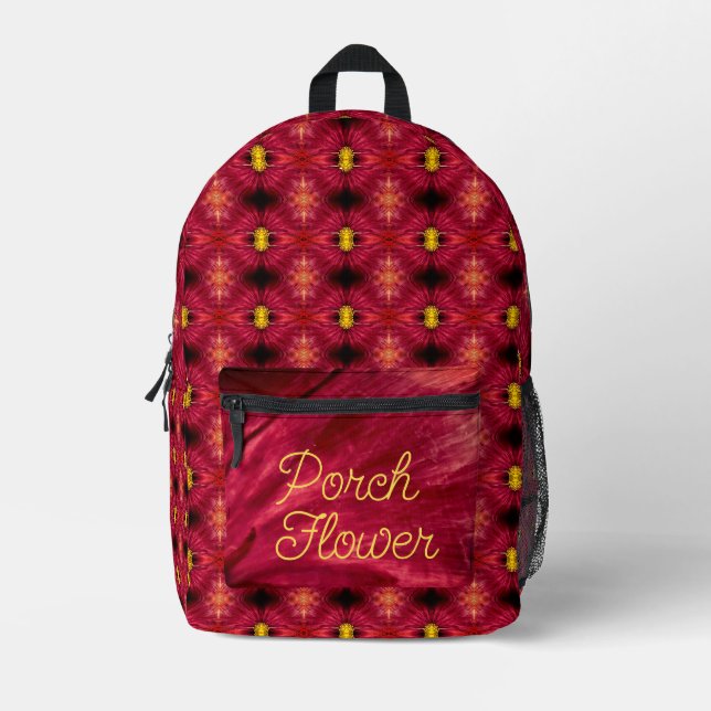 Porch Flower / Recoleta / Mirror / Printed Backpack (Front)
