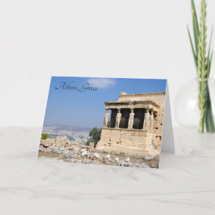 Porch of the Caryatids, Athens, Greece - card
