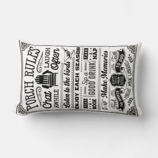 Porch Rules Lumbar Cushion