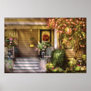 Porch - Simply Pink Poster