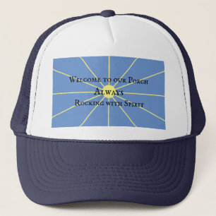 Porch Spirit Variation   Blue   Trucker Hat