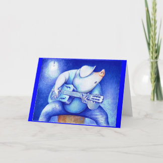 Porcine Blues Card