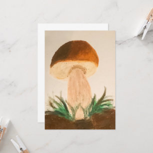 Porcini Mushroom Card