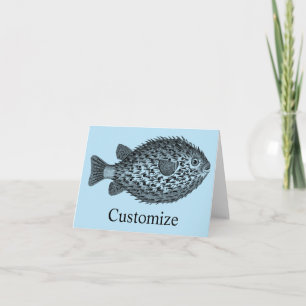 Porcupine blowfish Thunder_Cove Card