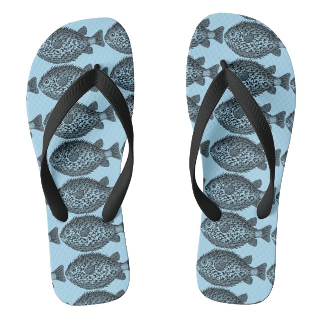 Porcupine blowfish Thunder_Cove  Thongs (Footbed)