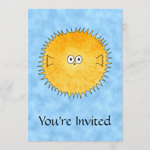 Porcupine Fish. Invitation