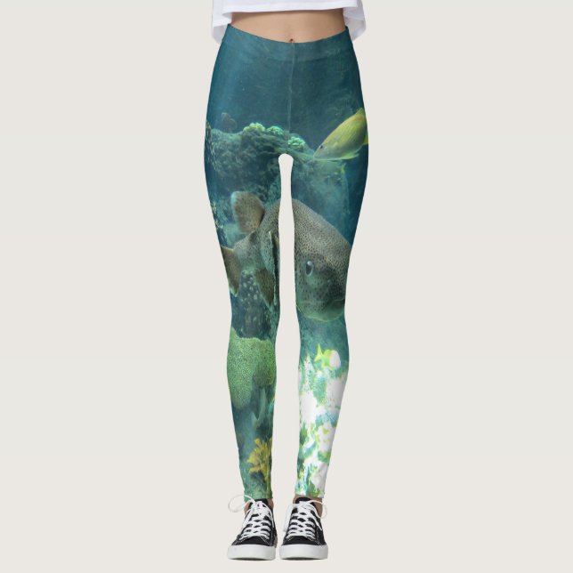 Porcupine Fish Leggings (Front)