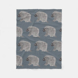 Porcupine Fleece Blanket