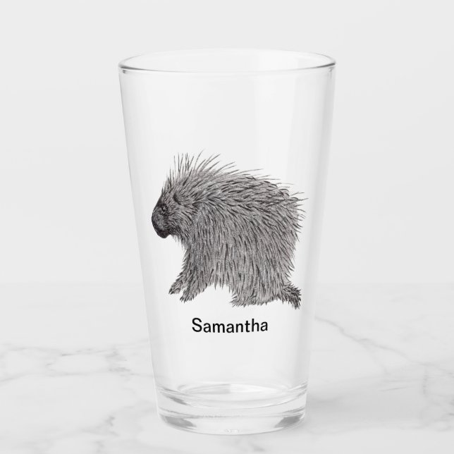 Porcupine Glass (Front)