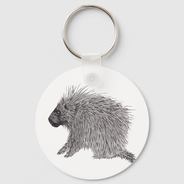 Porcupine Key Ring (Front)