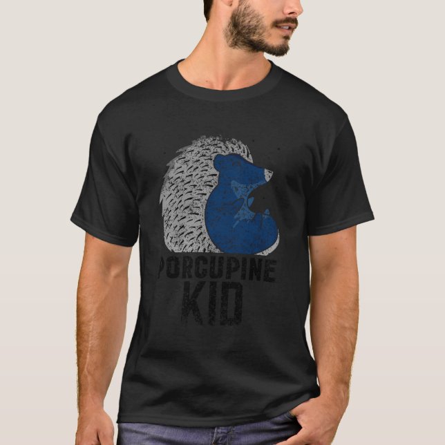 Porcupine Kid Cute Lover Animal Porcupines T-Shirt (Front)