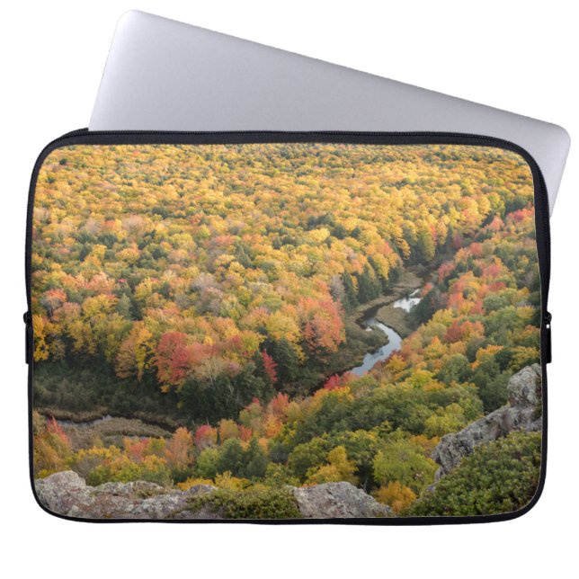 Porcupine Mountains Wilderness State Park Laptop Sleeve (Front)