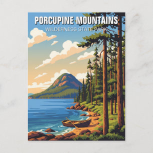 Porcupine Mountains Wilderness State Park Postcard