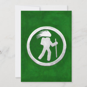 Porcupine Trail Marker Invitation