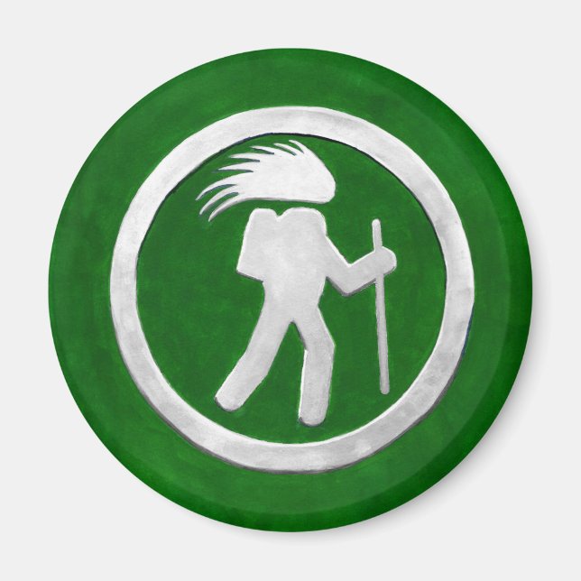Porcupine Trail Marker Magnet (Front)