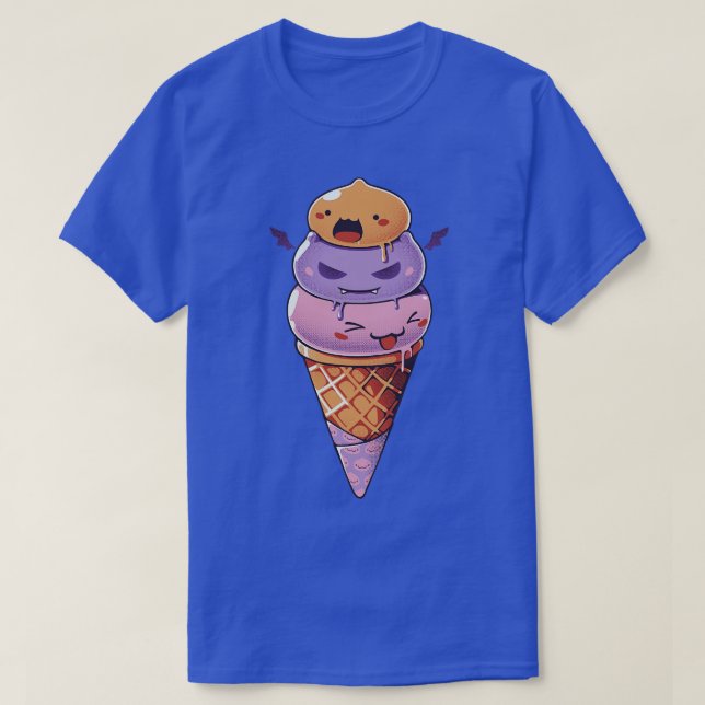 Poring Poporing Drops Icecream by Tobe Fonseca T-Shirt (Design Front)