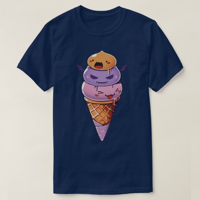 Poring Poporing Drops Icecream by Tobe Fonseca T-Shirt (Design Front)