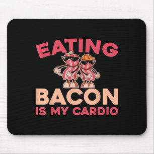 Pork Bacon - Bbq Meat Breakfast Barbeque Funny Mouse Pad